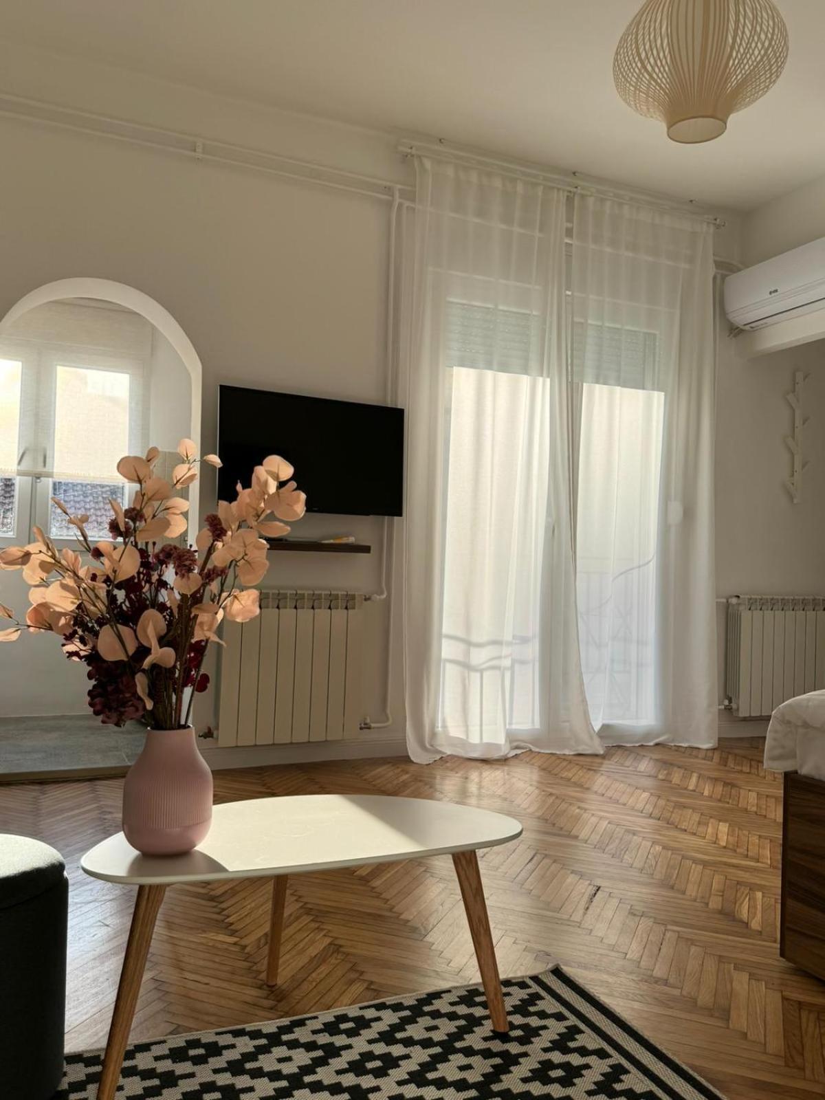 Balconia Sunny Apartment In Centre Of Belgrado Buitenkant foto